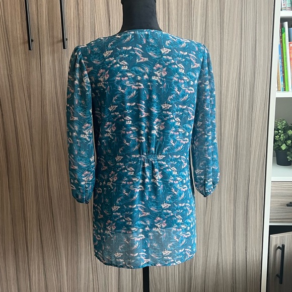 Urban Outfitters Kimchi Blue Print Blouse Small - Picture 3 of 4